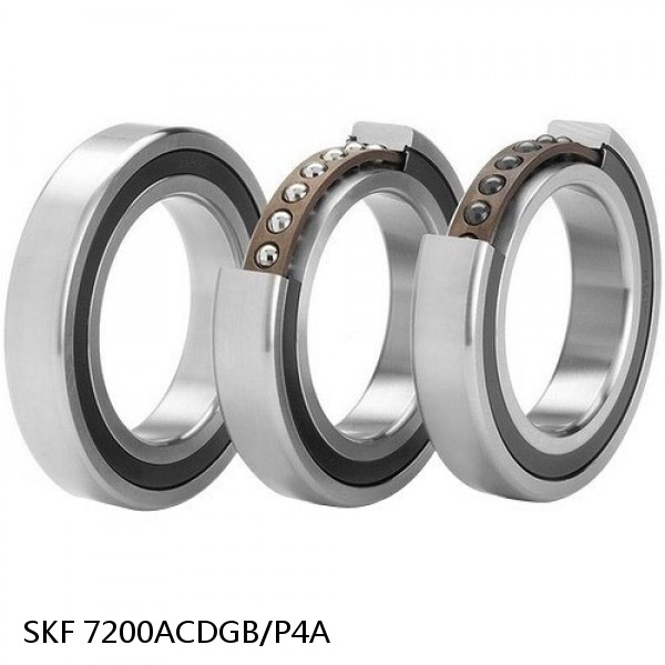 7200ACDGB/P4A SKF Super Precision,Super Precision Bearings,Super Precision Angular Contact,7200 Series,25 Degree Contact Angle #1 image